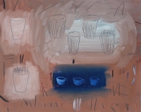 Three Blue Cups &nbsp;