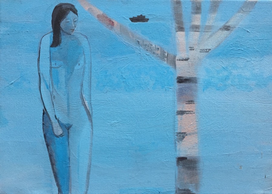 Woman with Birch Tree&nbsp;